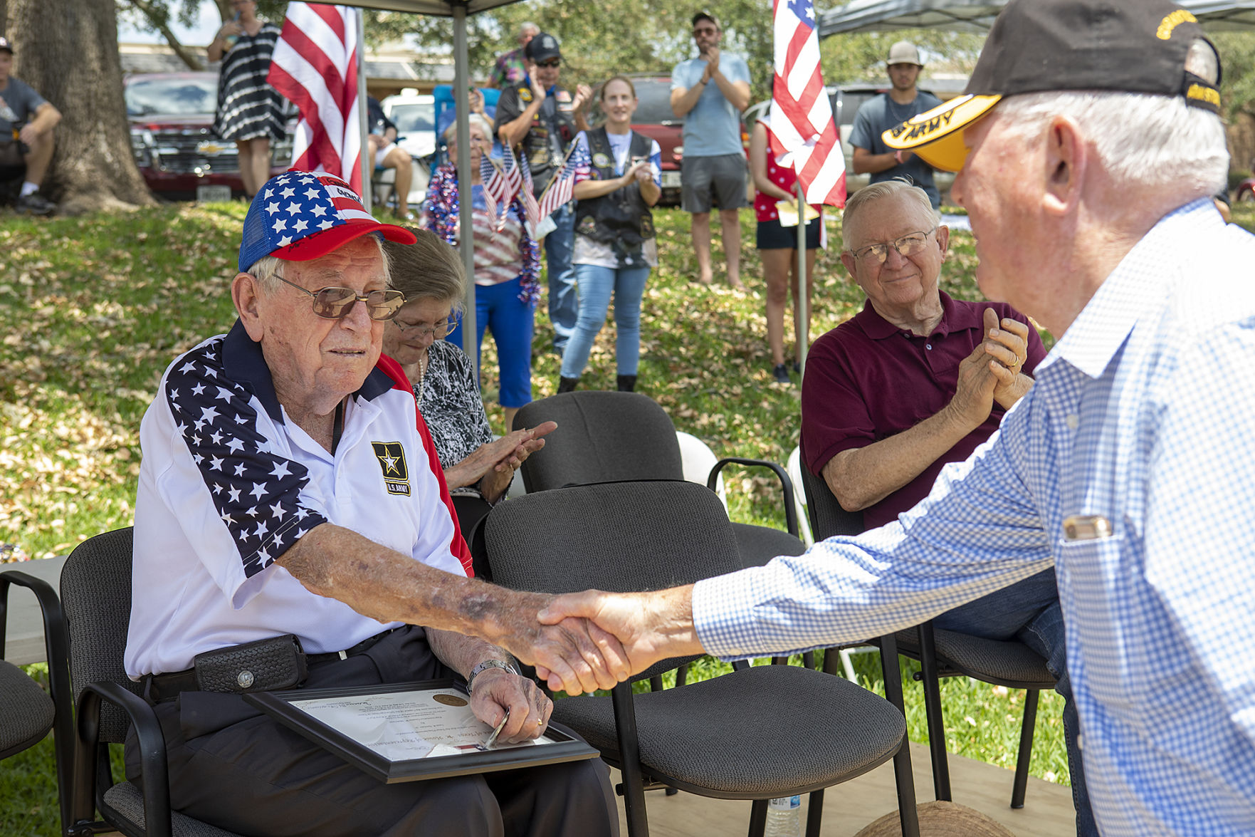 Parade honors veteran